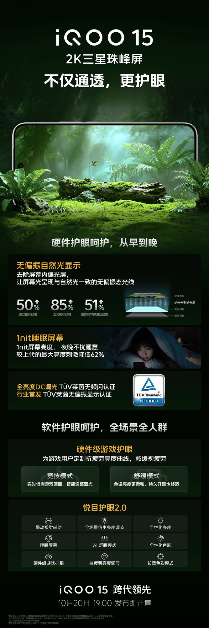 移动显示技术的“珠峰之巅” iQOO 15搭载2K三星2K LEAD OLED屏