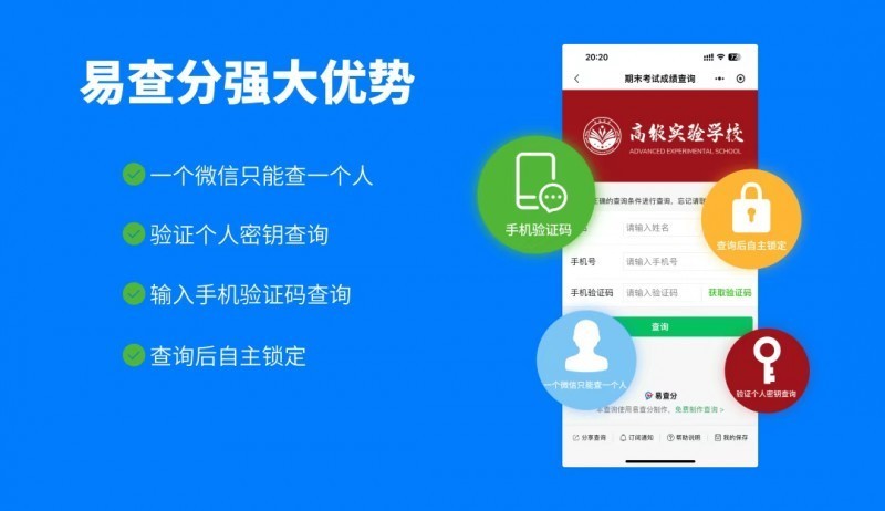 易查分深耕“成绩隐私防护+AI创新”,成为中小学教师必备发成绩工具!