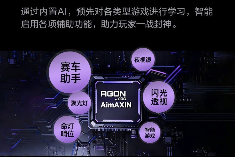 行业首创AI芯片电竞显示器 AGON AG277UX游戏体验爽爆了