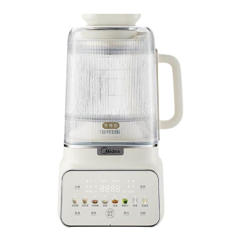88VIP：美的 安睡变频破壁机1.75升家用 豆浆机榨汁料理机 柔音变频电机触控彩屏口感可调MJ-FC18