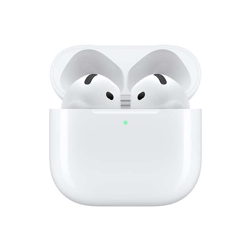 Apple AirPods 4 半入耳式真无线蓝牙耳机 白色 有线充电 Type-C 主动降噪版