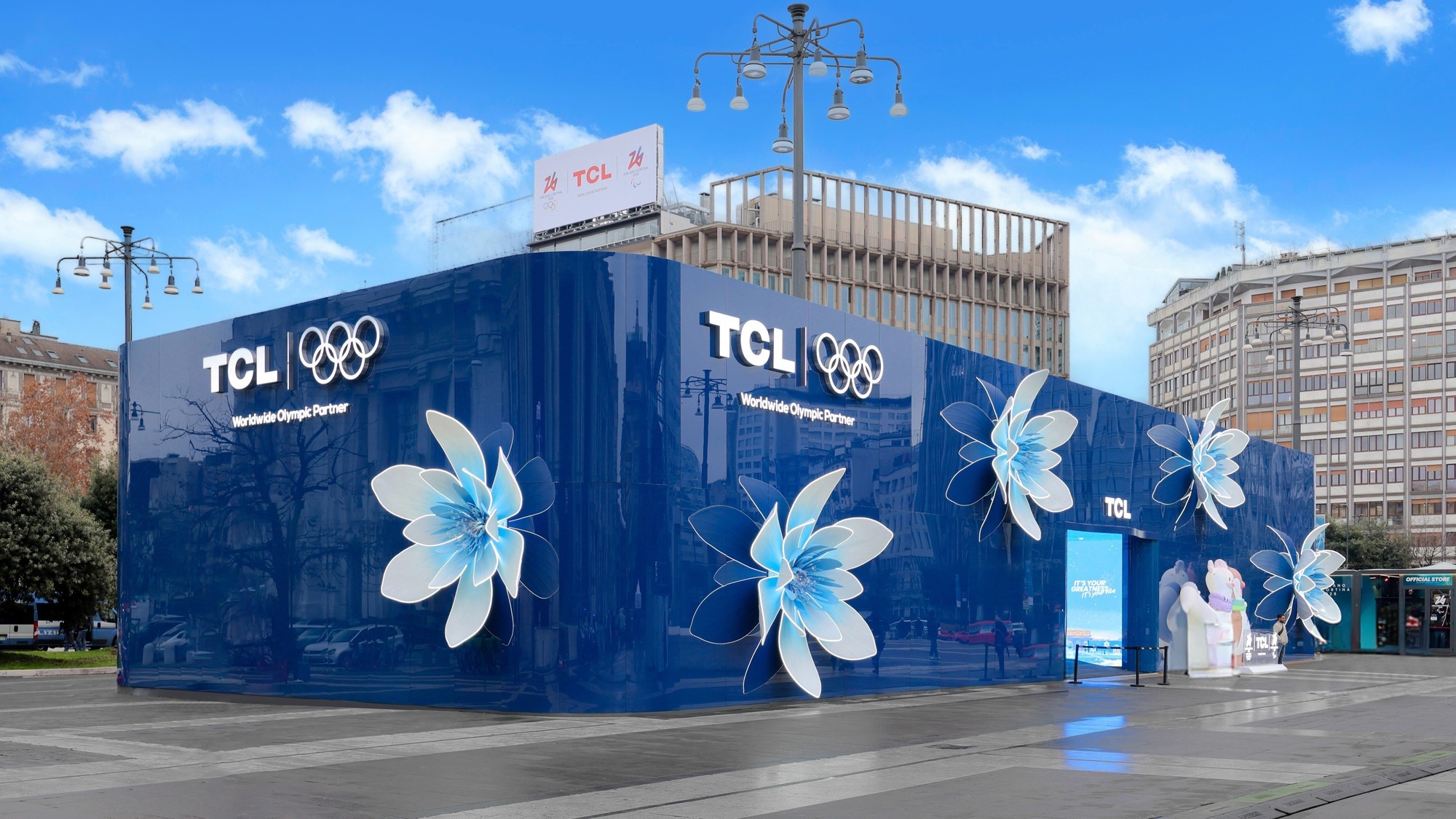 打造奥运科技人文地标,TCL“雪绒奇境”米兰冬奥主题馆正式开馆