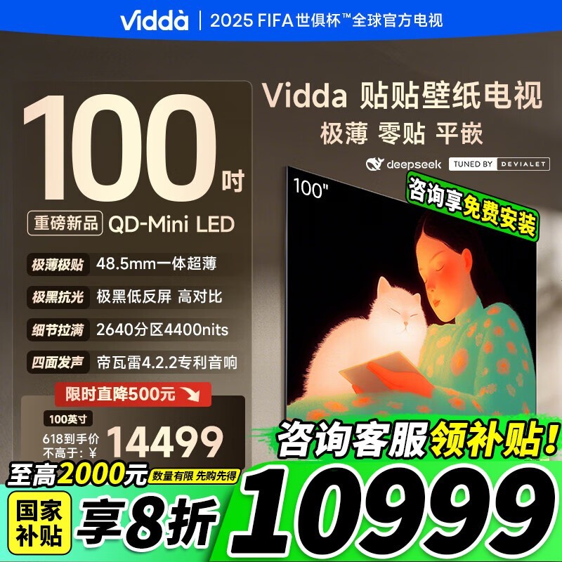 Viddaֽ100ӢMini LEDʱػ