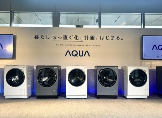 填补行业空白!海尔日本发布纯平滚筒洗衣机