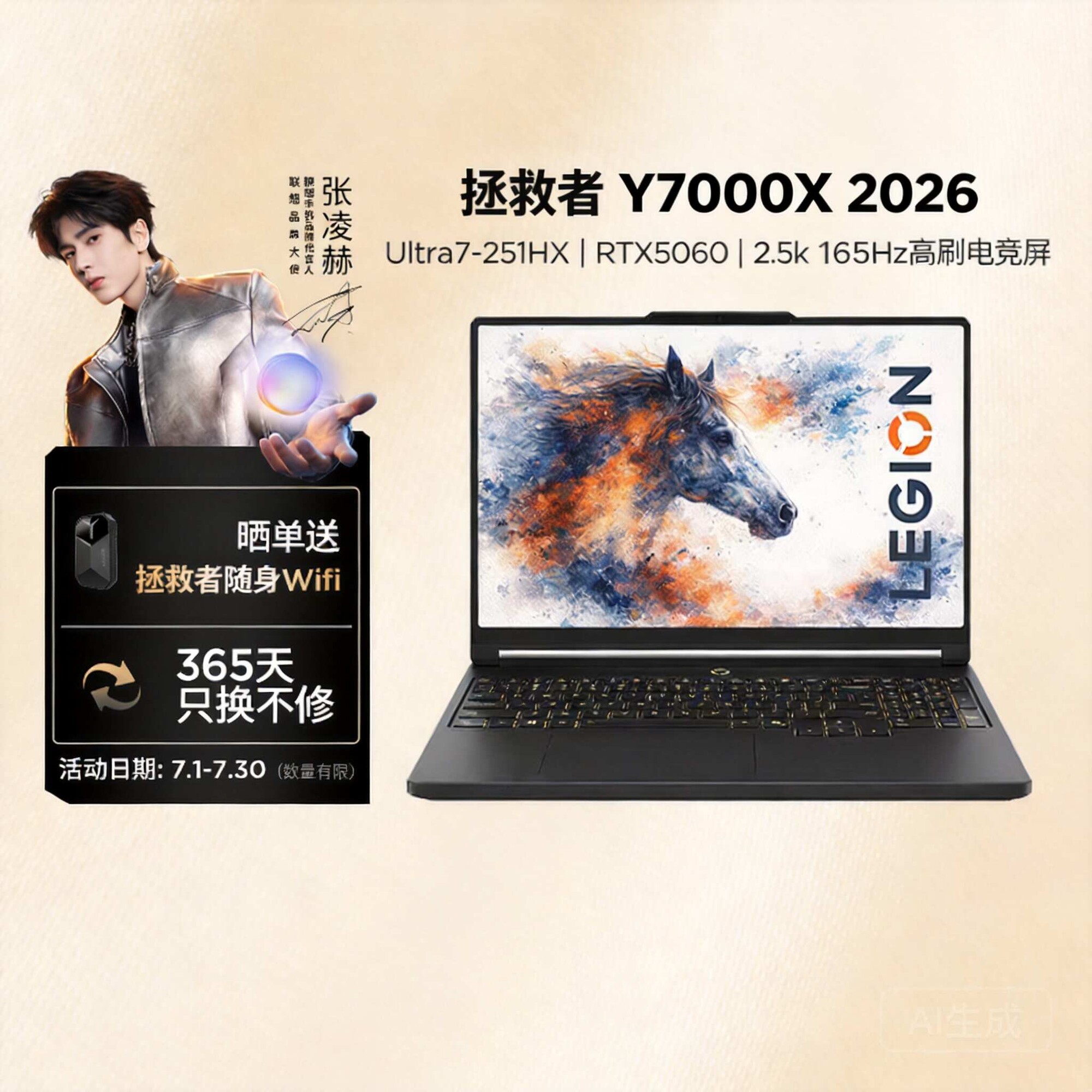 联想 LEGION 联想拯救者 Y9000P 2025款 16英寸 游戏本