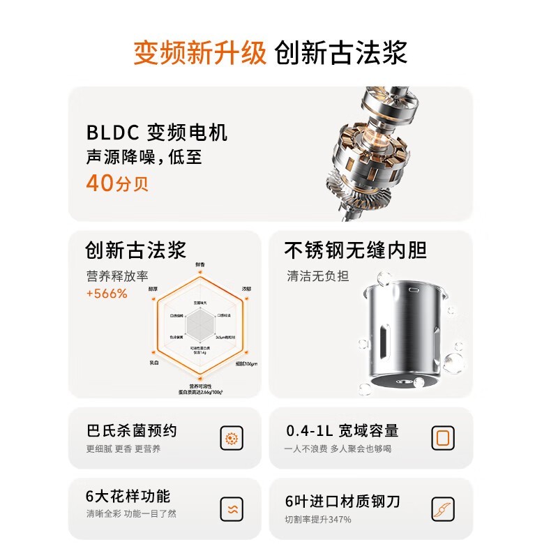 九阳D5破壁机限时特惠357元