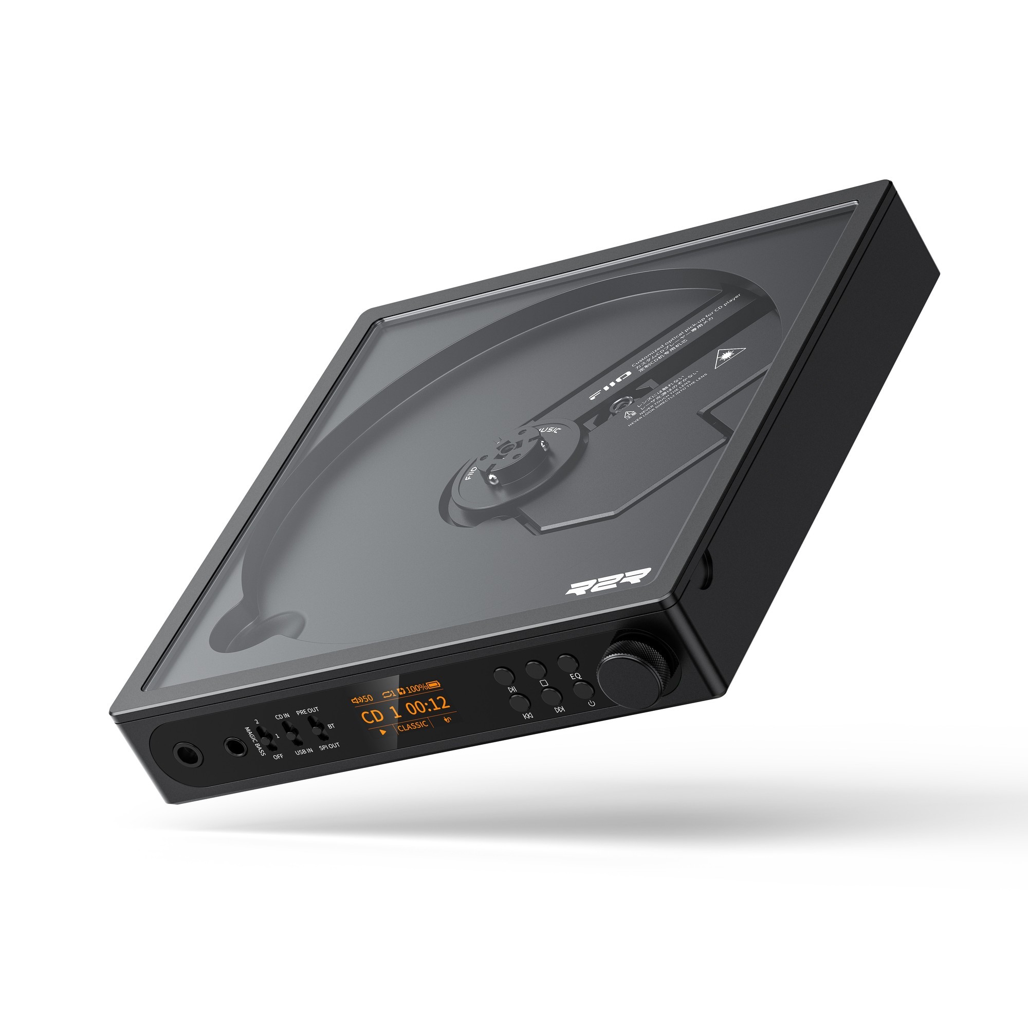 飞傲 DM15 R2R便携蓝牙CD播放机HiFi播放器USB声卡随身听转盘
