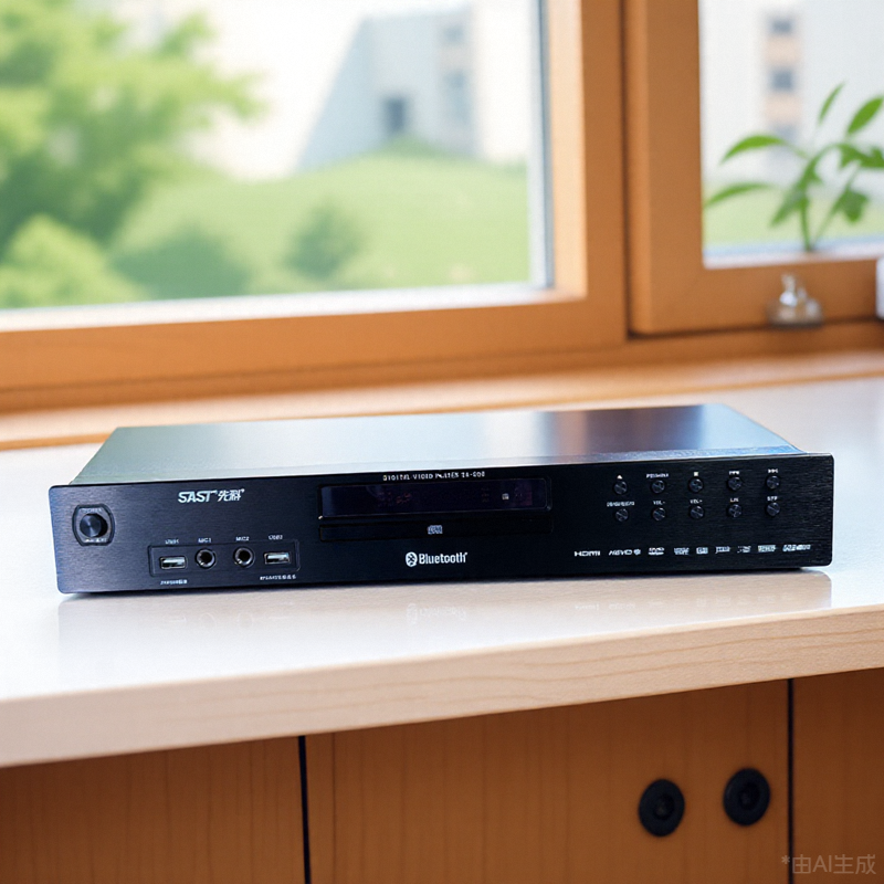 先科 2025年新款家用高清DVD影碟机无损收音蓝牙VCD播放器EVD光盘