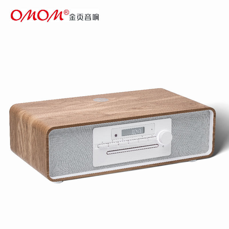 金页 复古蓝牙音箱高保真CD播放机hifi发烧级音响FM收音机一体机
