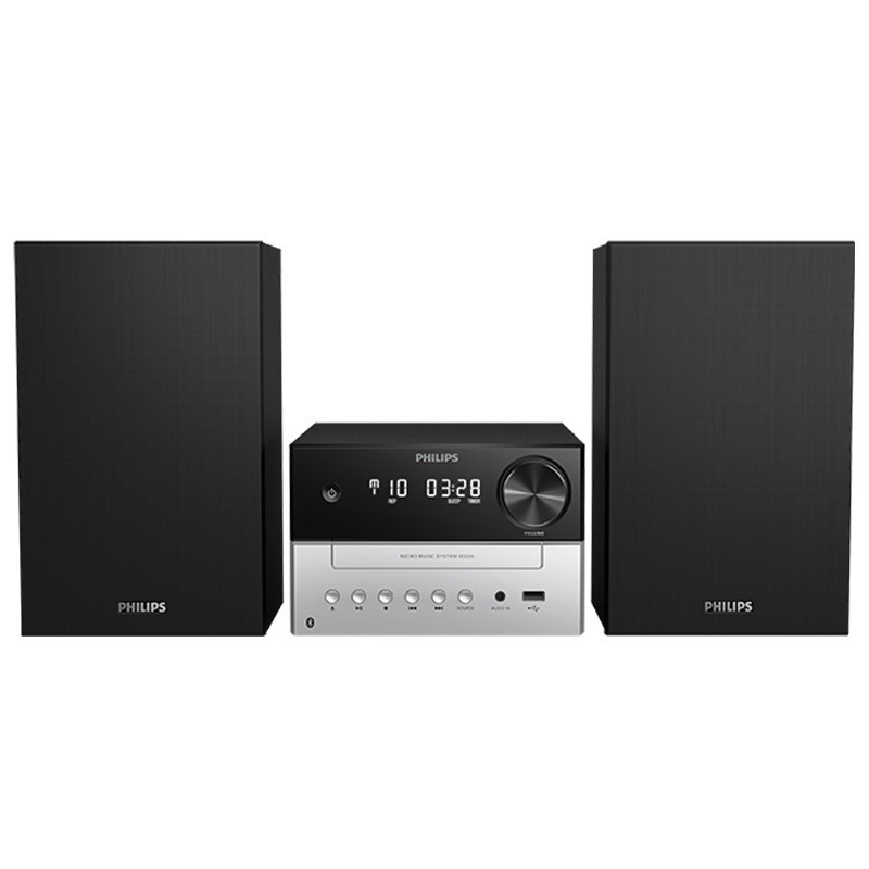 飞利浦 TAM3205M2 无线蓝牙CD播放机组合音响家用HiFi 2.0电脑音箱