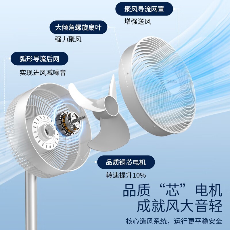 大宇空气循环扇DY-XF20立减400元再领券到手289元