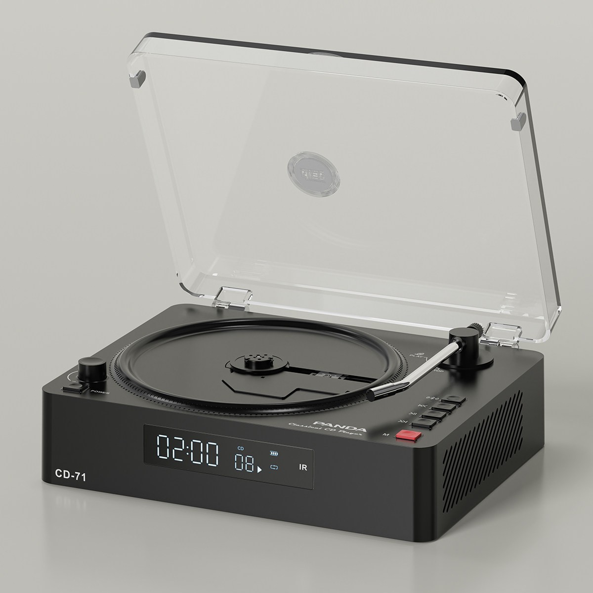 熊猫 CD-71新品CD机唱片机专辑音响一体光碟高音质家用蓝牙播放器