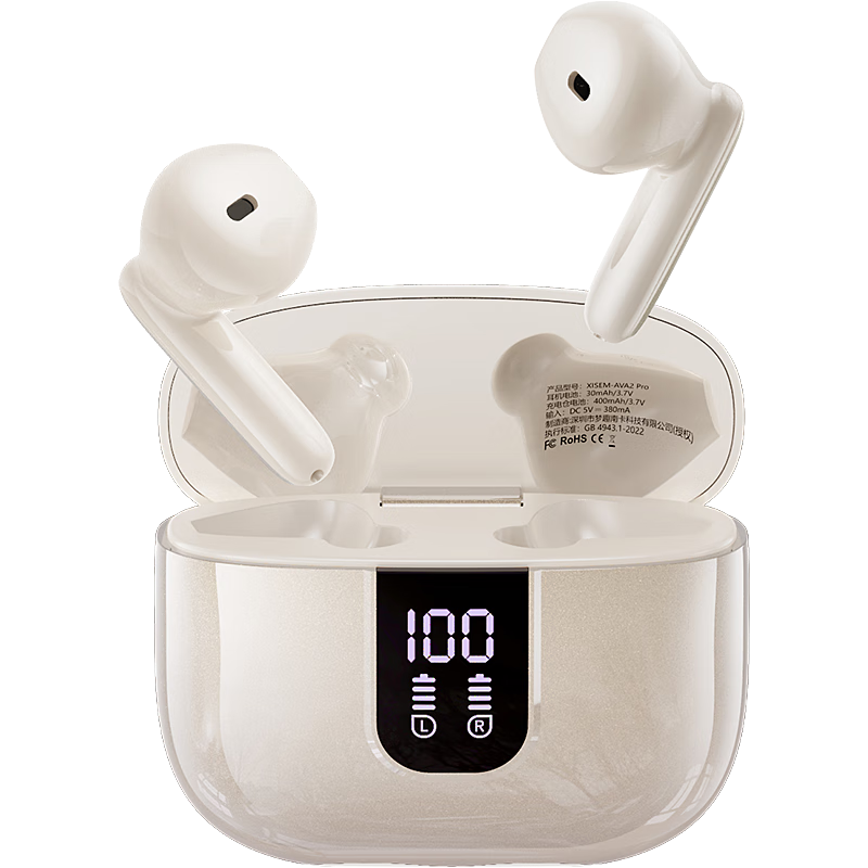西圣 AVA2pro 半入耳式主动降噪蓝牙耳机