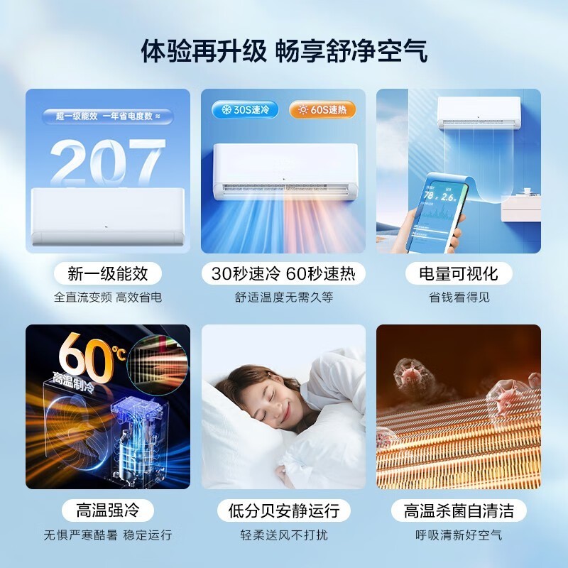 TCL大1匹空调新一级能效,到手1279元