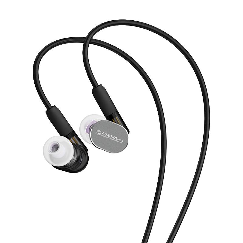rose technics 极光Ultra有线hifi耳机入耳式发烧级音质游戏耳机带线版 榭湖银线控带麦