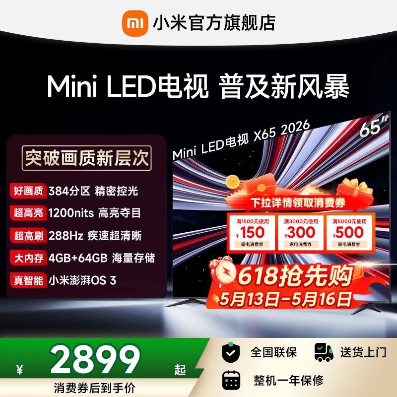 小米 X 65英寸电视 L65RC-RX