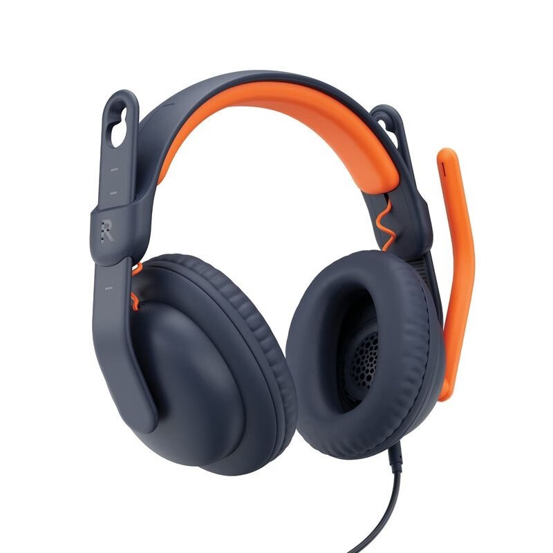 罗技（Logitech）Zone Learn头戴式有线耳机儿童学习耳机适用于Windows/macOS/iPadOS/Android/Mobile等 3.5mm Over Ear