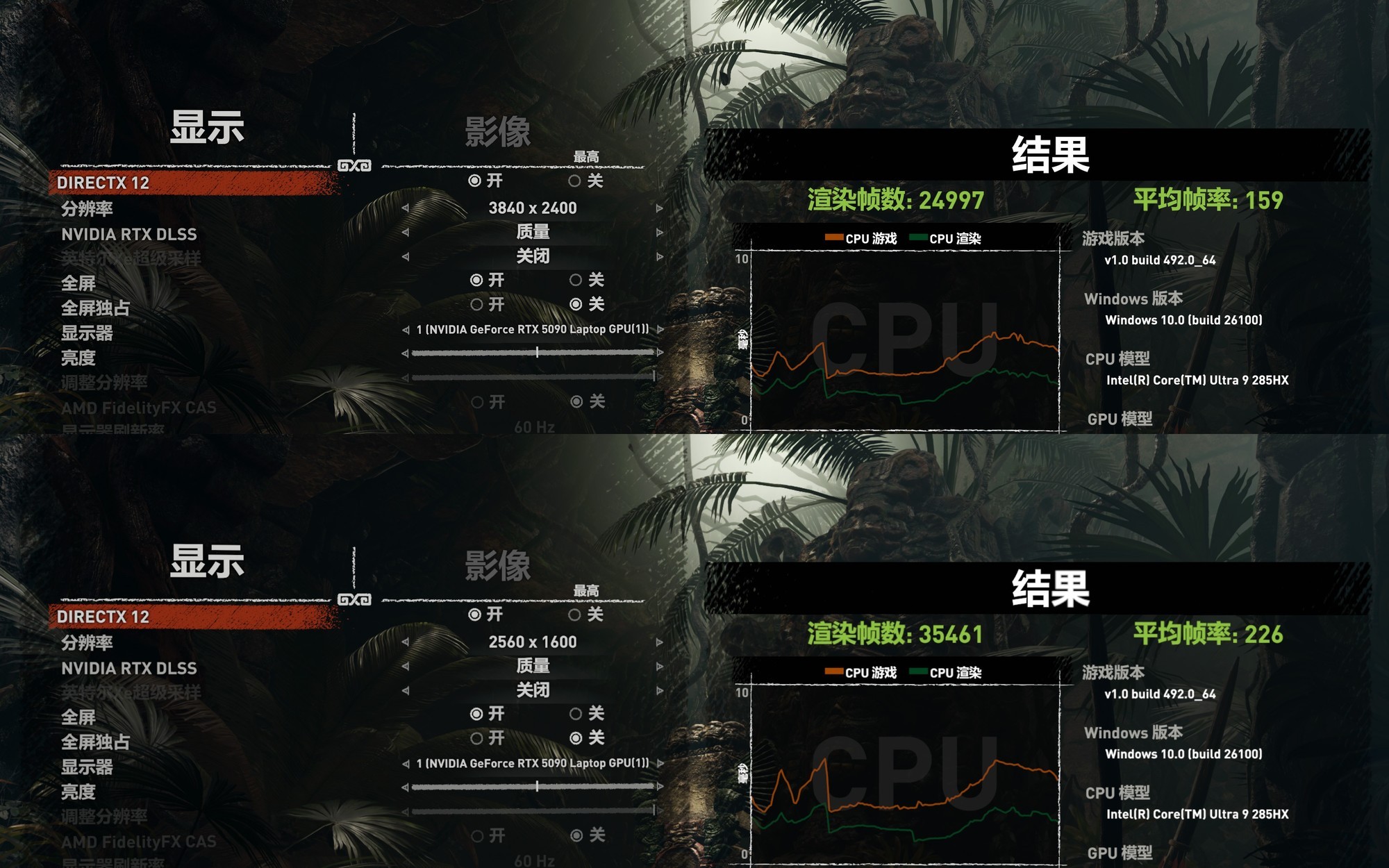 游戏本卡皇性能炸裂 移动版RTX5090性能实测