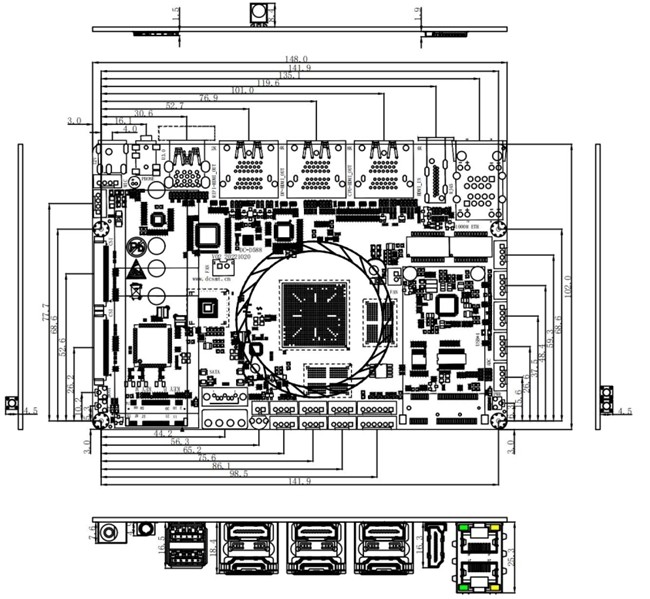 ���������콢��RK3588��·HDMIƴ������DC_D588