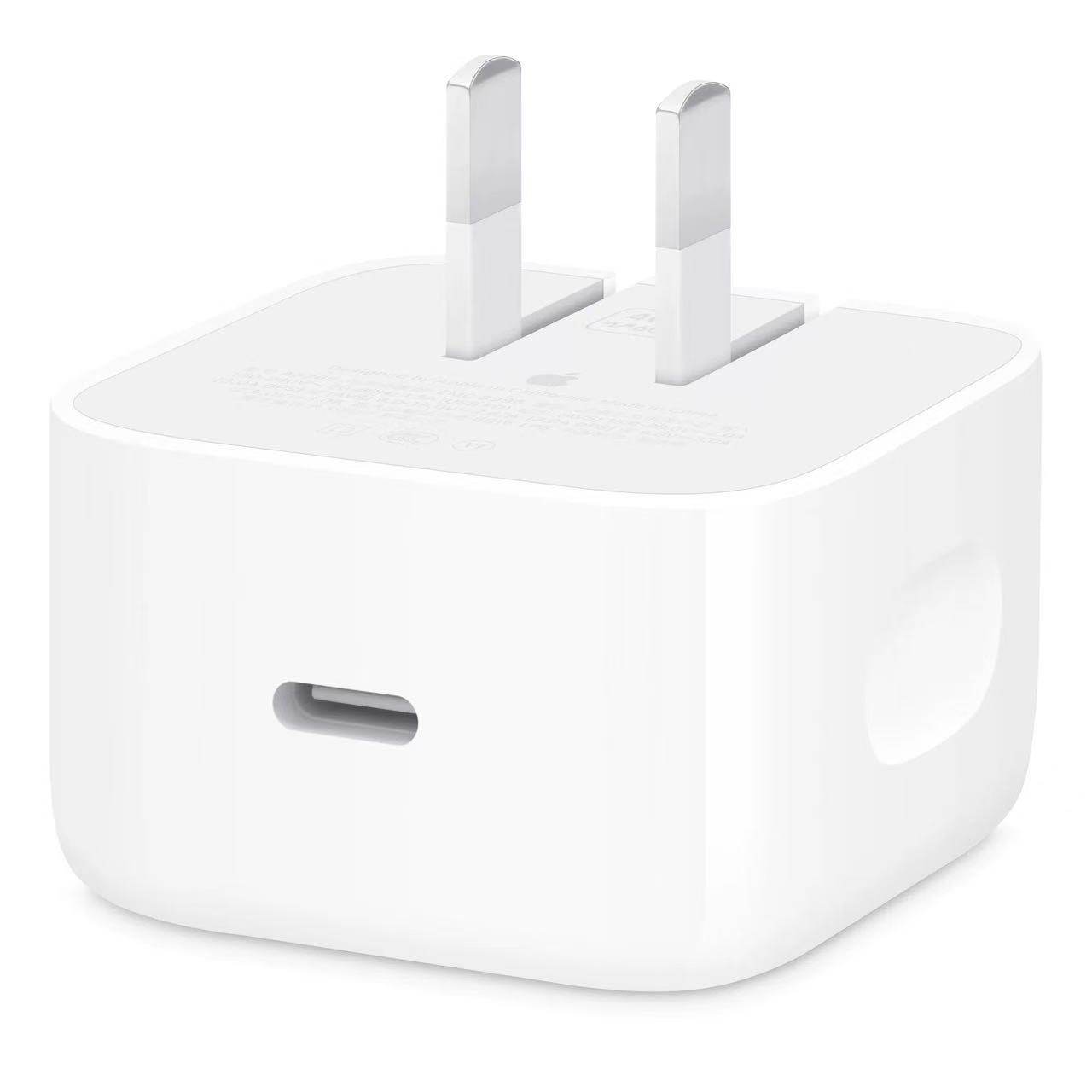Apple 40W USB-C 手机原装动态电源适配器充电头 适用iPhone/iPad/AirPods