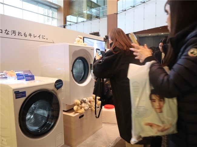 行业首创!海尔日本发布臭氧除花粉的洗衣机