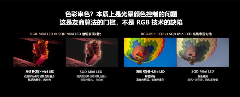 �߶˵��Ӵ��⣺һ�Ŀ���Ϊ��RGB-Mini LED��ȫ���ϵ�����һ����ʾ����
