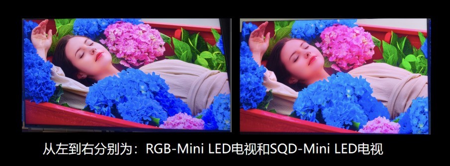 �߶˵��Ӵ��⣺һ�Ŀ���Ϊ��RGB-Mini LED��ȫ���ϵ�����һ����ʾ����