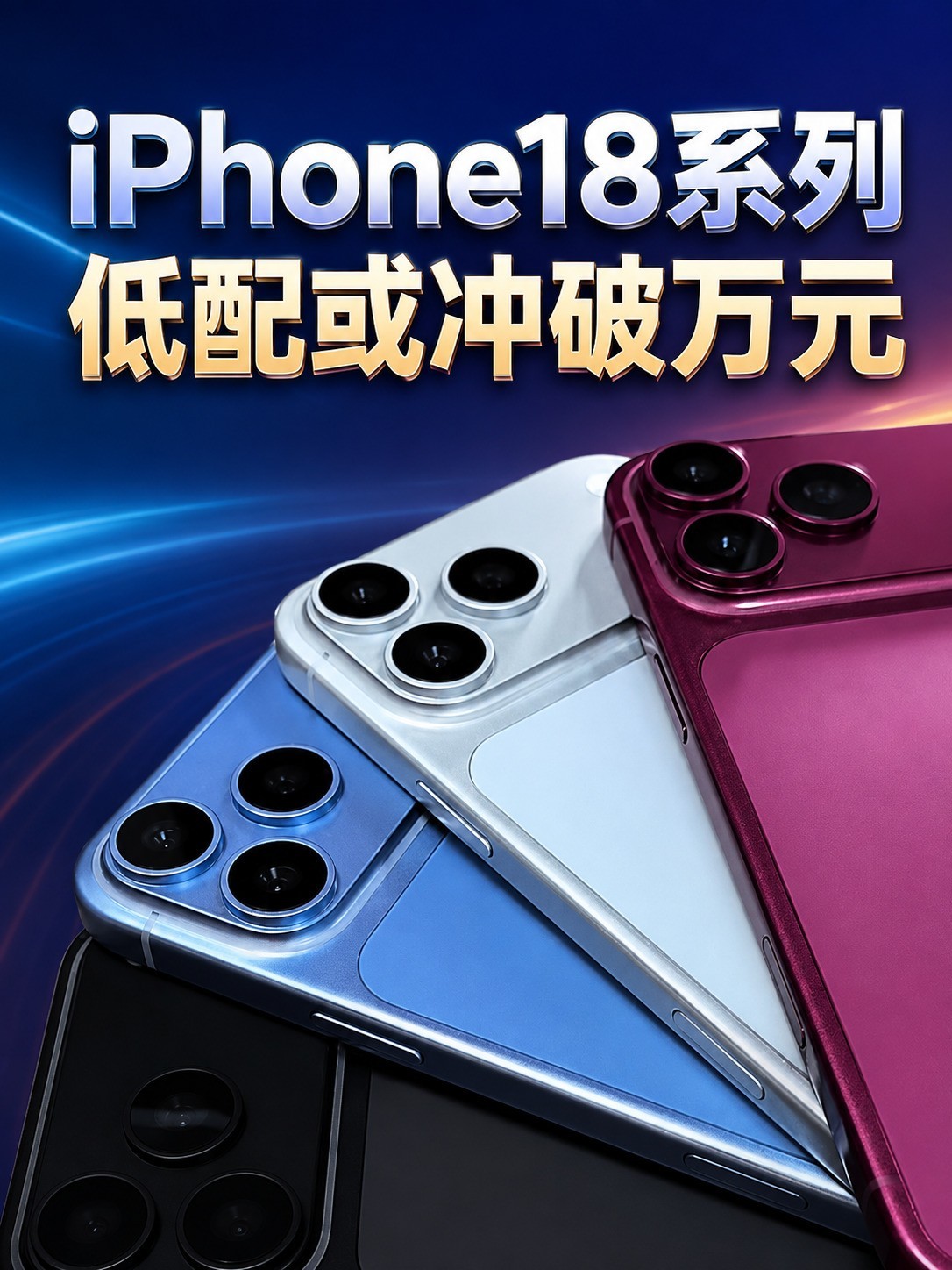 iPhone18系列价格预测 低配或冲破万元