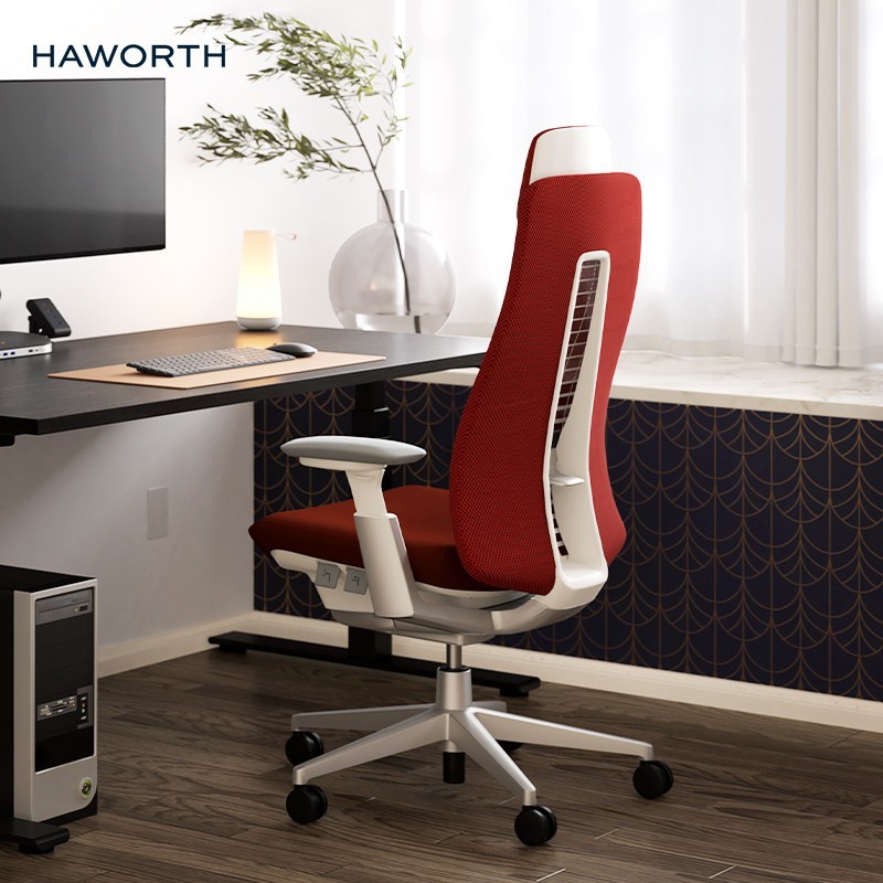 HAWORTH 家具组合Fern人体工学椅+HAT电动升降桌现代办公
