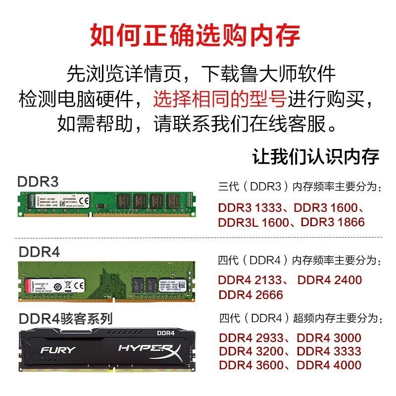 ��ʿ��DDR4 8G�ڴ���479Ԫ