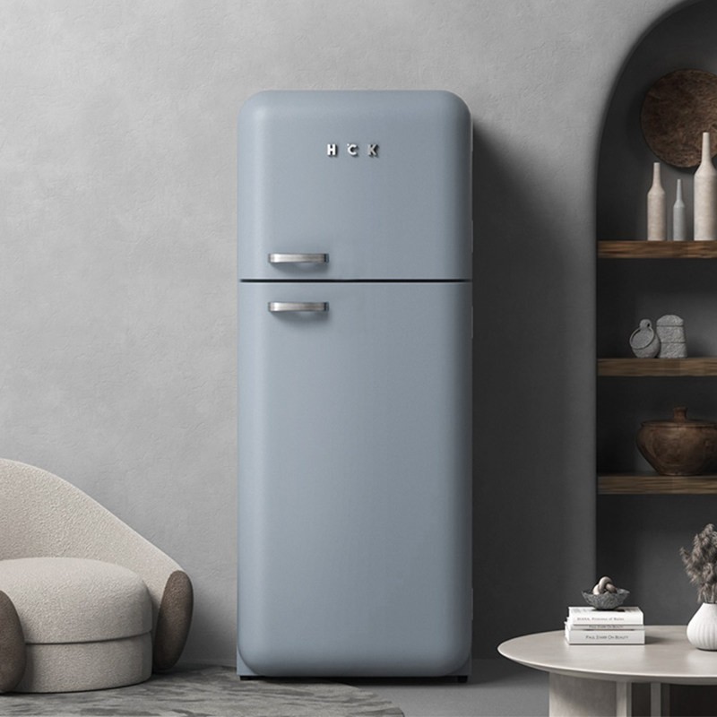 哈士奇 237升侘寂风复古圆弧客厅美学冰箱BCD-253RAS