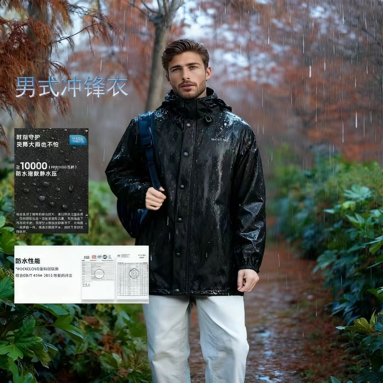 拼多多百亿补贴!岩云男款冲锋衣低至136元