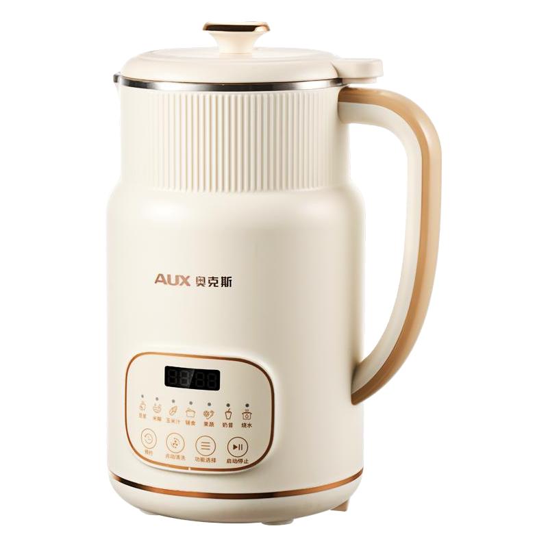 奥克斯 豆浆机家用加热全自动小型316母婴级2-4人迷你多功能破壁机