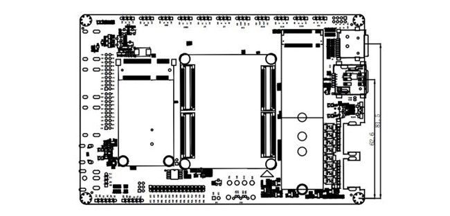 定昌最新RK3588嵌入式工业评估主板—B2B核心板扩展底板