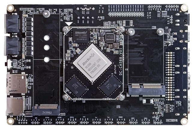 定昌最新RK3588嵌入式工业评估主板—B2B核心板扩展底板