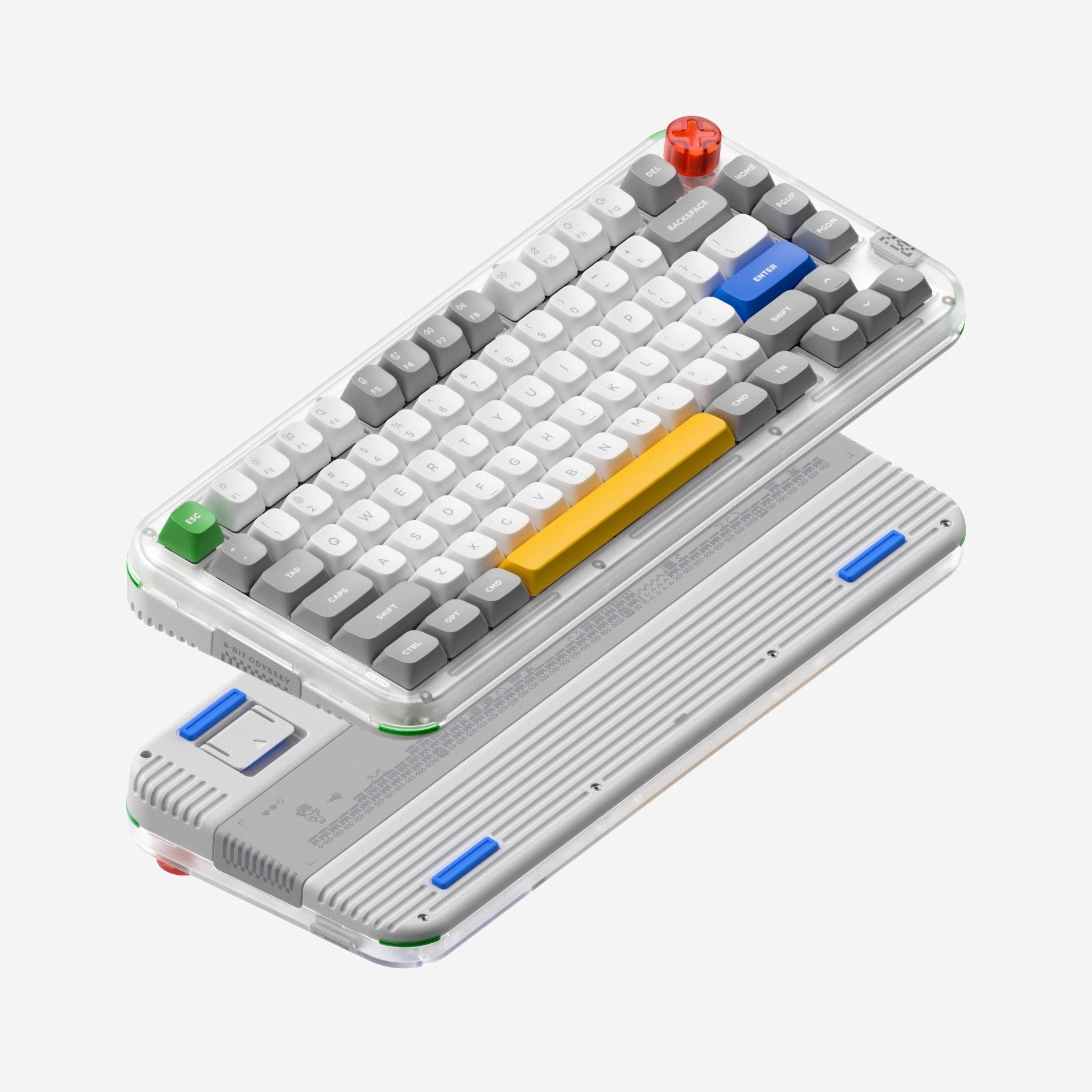 NuPhy Kick75机械矮轴键盘高矮切换无线蓝牙女生办公静音轴客制化