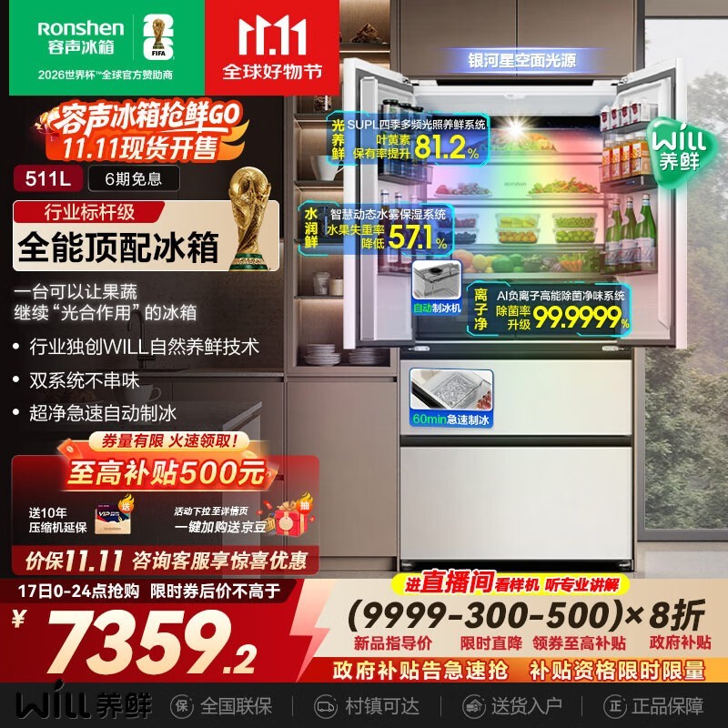 ����WILL����511Lֱ��62%