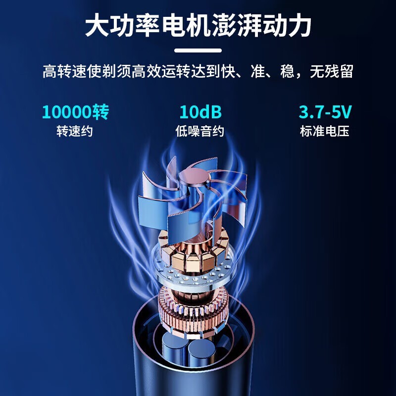 京喜男士迷你剃须刀3.01元