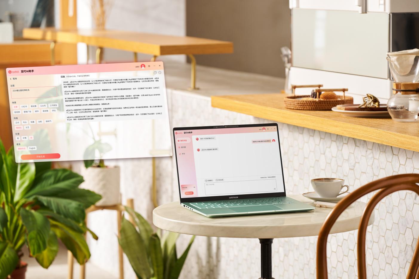 情绪调色盘,华硕a豆14 Air 2025年轻人的高能办公搭子