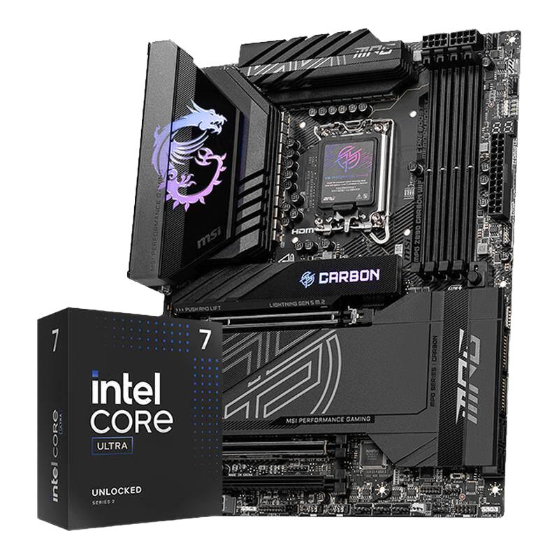 微星 Ultra 7 265K +B860M GAMING PLUS WIFI6E主板CPU套装