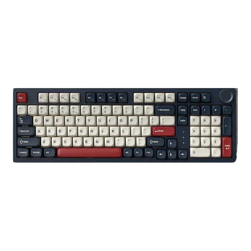 SKN 青龙三模机械键盘 Gasket结构 TTC烈焰红轴