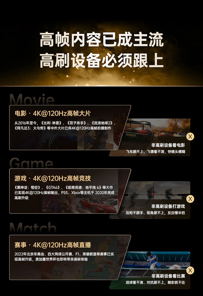 从三色激光云台到4K 120Hz，坚果投影引领高品质家庭影院时代