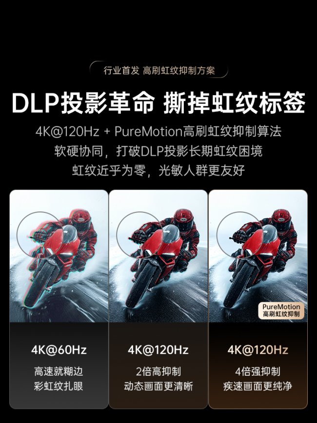 从三色激光云台到4K 120Hz，坚果投影引领高品质家庭影院时代
