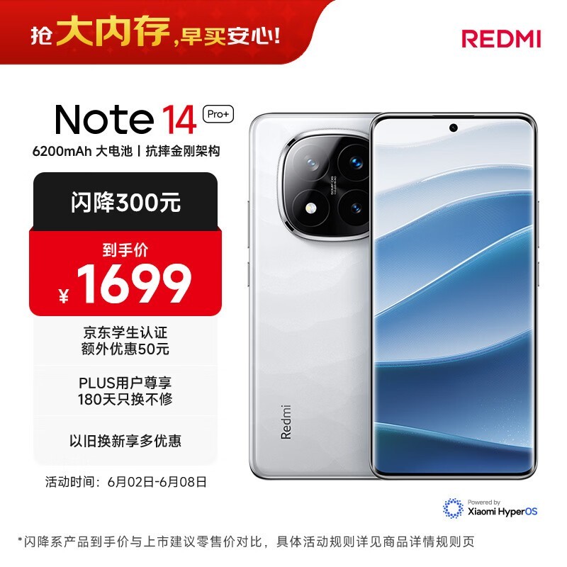 Redmi Note 14 Pro+(12GB/256GB)