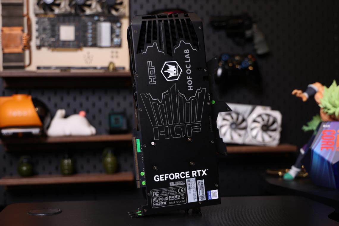 影驰RTX 5070 Ti HOF OC LAB黑魂X 纯黑哑光,旗舰性能