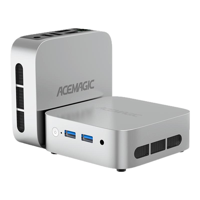 阿迈奇 V1迷你主机N150 超静音家用可壁挂便携mini小型电脑主机微型