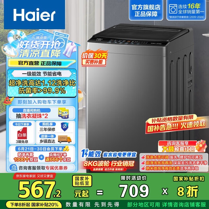 Haier XQB80 - M10E0ϴ»ּ567Ԫ