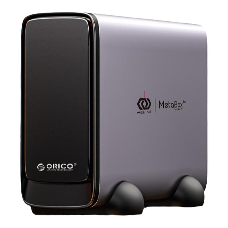 奥睿科 私有云nas网络存储器个人家庭家用网盘服务办公企业局域网文件共享自动备份移动硬盘盒单盘位