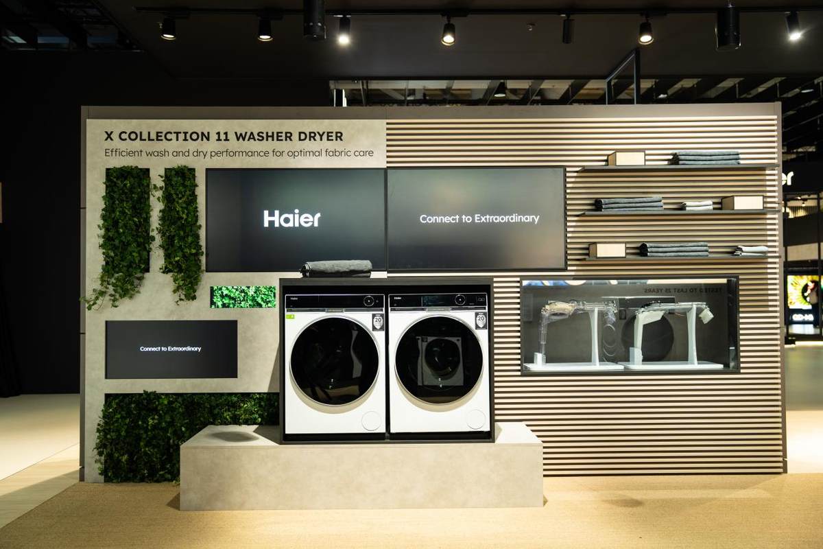 A-70%!行业最节能的海尔X11洗衣机亮相IFA