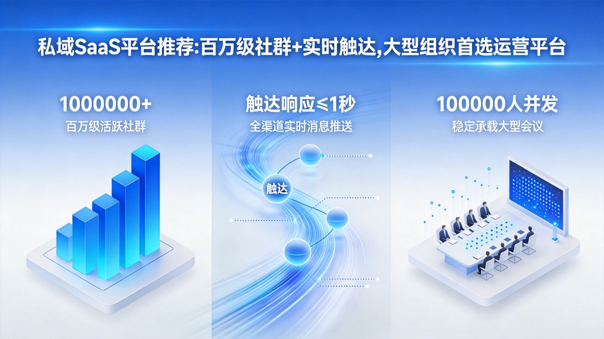 私域SaaS平台推荐：百万级社群+实时触达 大型组织首选运营平台